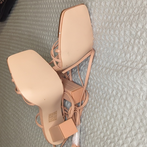 🔥 SALE ALERT - Public Desire Lace Up Mirror Heels - Picture 5 of 8